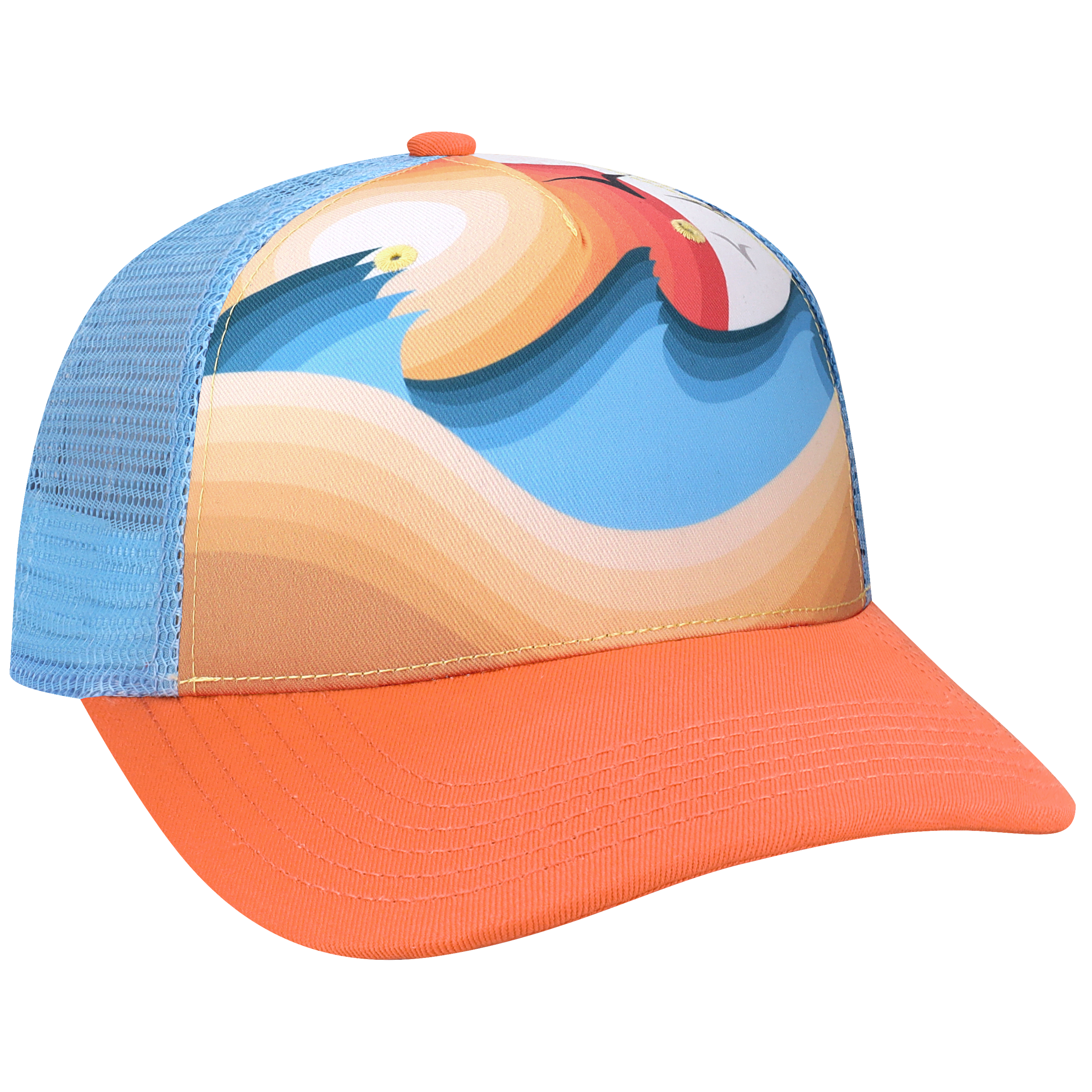 Structured 5 Panel Trucker Youth Cap