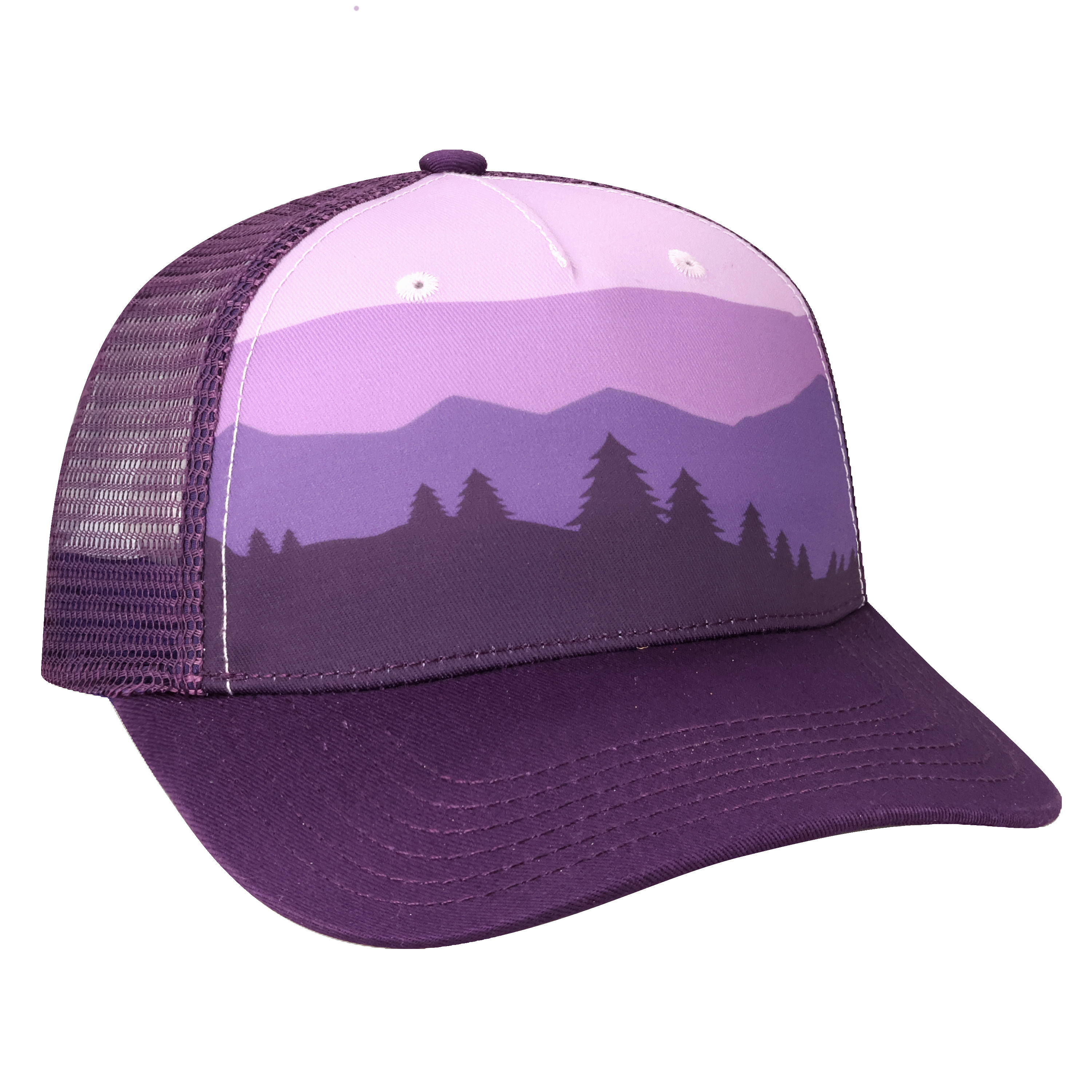 Structured 5 Panel Trucker Youth Cap