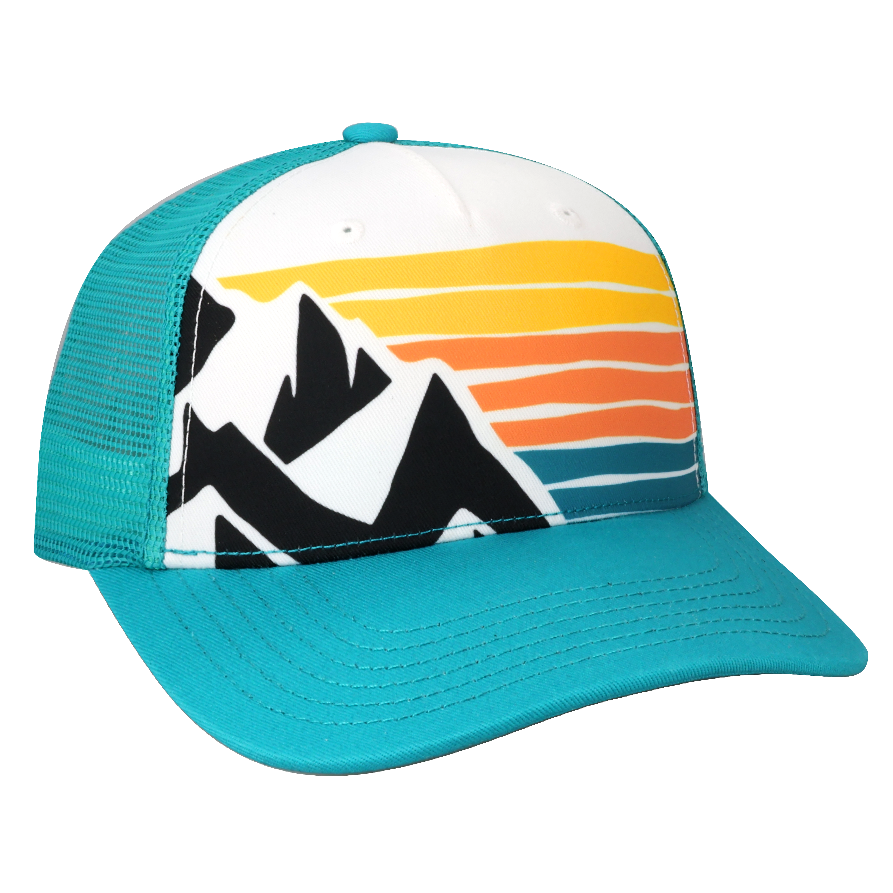 Structured 5 Panel Trucker Youth Cap